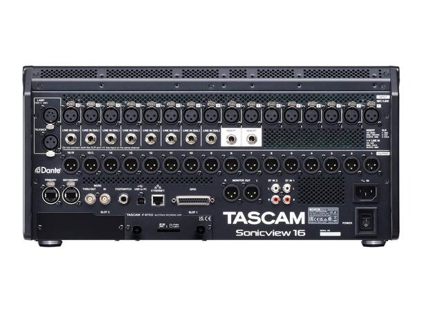 TASCAM Sonicview 16 Digital mixing console with 2  touch screens
