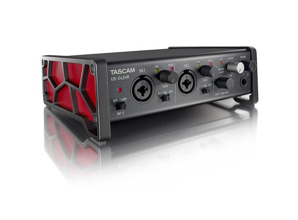 TASCAM US-2X2HR USB-C Audio Interface 2 ins (XLR/TRS)/2 outs 