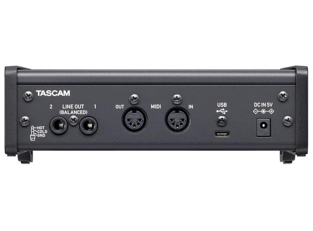 TASCAM US-2X2HR USB-C Audio Interface 2 ins (XLR/TRS)/2 outs 
