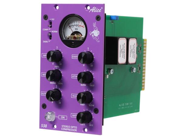 Alice 538T OPTO Stereo Compressor OPTO Stereo Compressor with transformer 