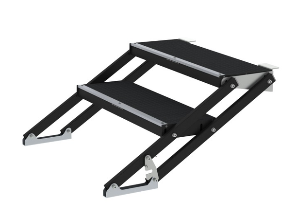 Alustage Adjustable Stairs 04-06m Adjustable stairs II steps black 