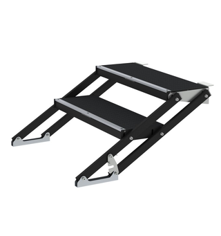 Alustage Adjustable Stairs 04-06m Adjustable stairs II steps black