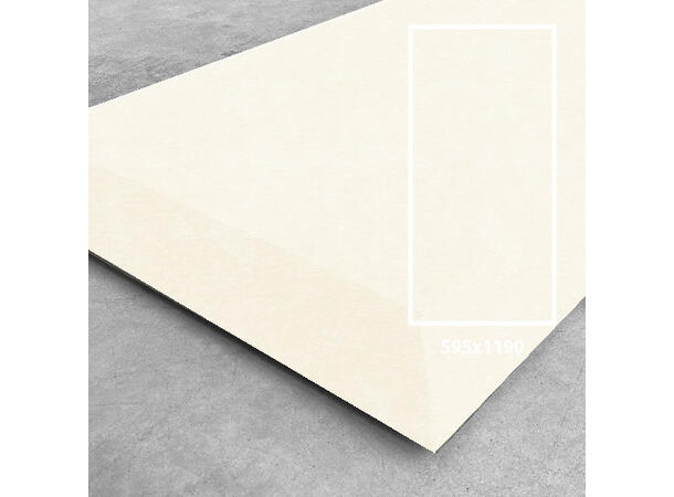 Artnovion Flat Tox RCT - Absorbent Ivory Lyst panel - Pakke 4 stk - 120x60x6 cm 
