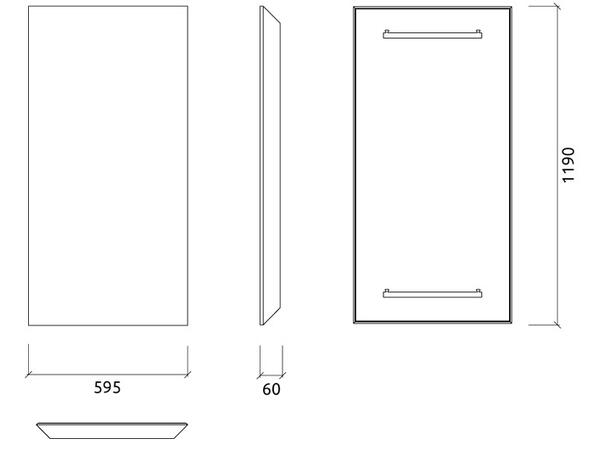 Artnovion Flat Tox RCT - Absorbent Ivory Lyst panel - Pakke 4 stk - 120x60x6 cm