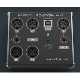 Conductive Labs MRCC XpandR 4x1 MIDI DIN expander accessory for MRCC