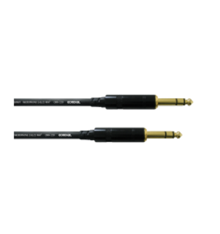 Cordial TRS Jack M-M INTRO kabel, 3-pin jack han til han