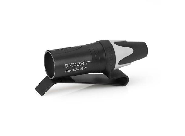 DPA DAD4099-BC Adapter: MicroDot to XLR With Belt Clip & Low Cut