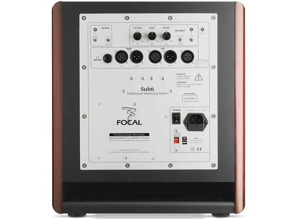 Focal Sub6 350W Powered Studio Subwoofer 
