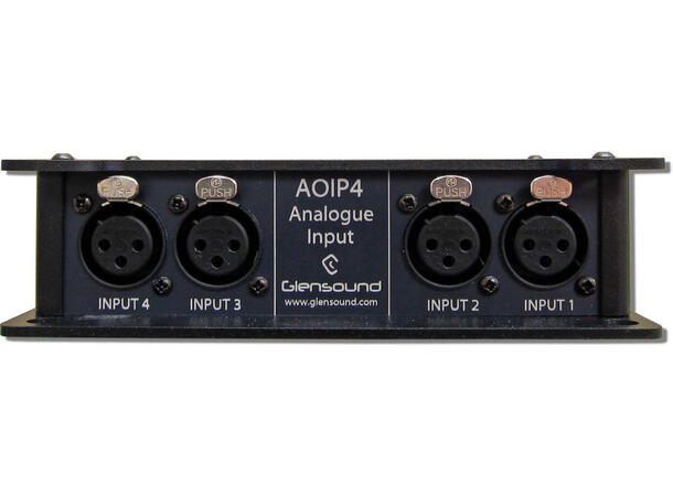 Glensound AoIP4i Dante AD konverter Analogue input x4  Dante 