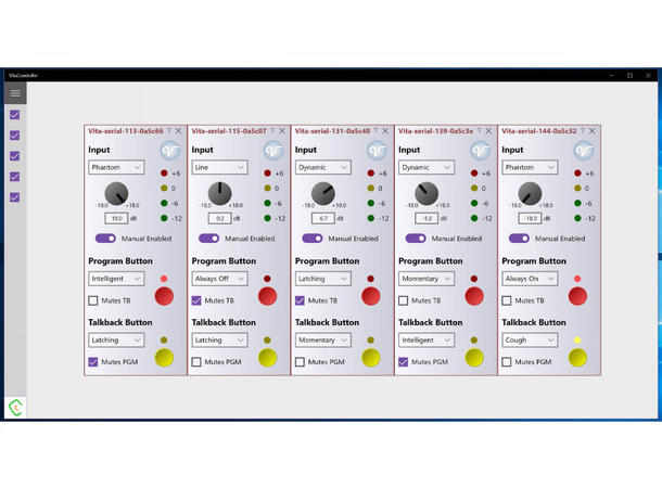 Glensound VITA Mini Kommentator enhet Compact Beltpack on air communication