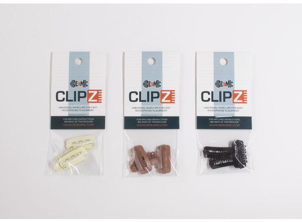 Hide-a-mic Clipz Univ. hair and wig mounts 