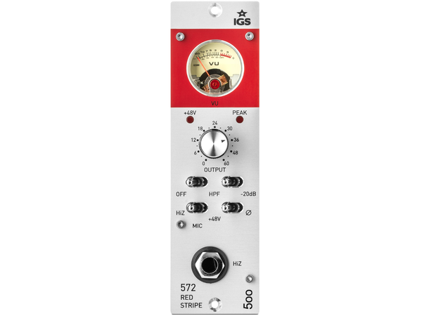 IGS 572 Red Stripe 500 serie Micpre, tube 