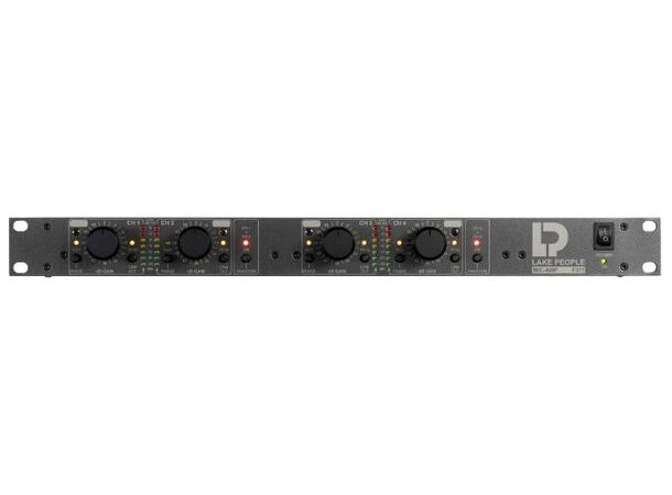 Lake People Mic-Amp F311 Q 4-kanals ultra-low noise