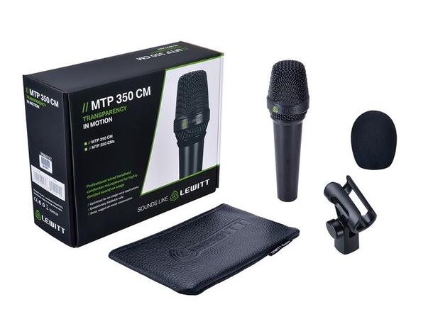 Lewitt MTP 350 CMs Handheld switch Clear and precise condenser sound 