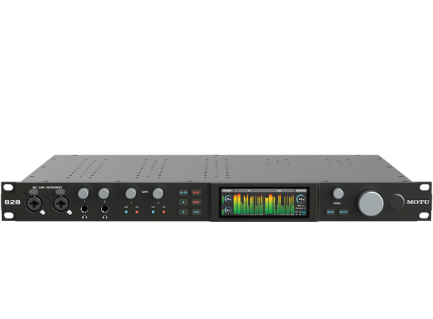 MOTU 828 Audio interface (2024) 28i/32o, UltraDAC,USB3 med DSP