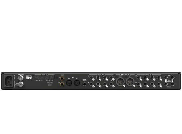 MOTU 828 Audio interface (2024) 28i/32o, UltraDAC,USB3 med DSP 