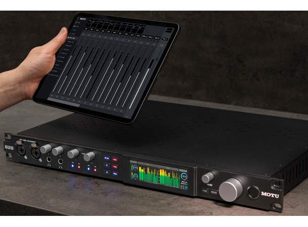 MOTU 828 Audio interface (2024) 28i/32o, UltraDAC,USB3 med DSP 