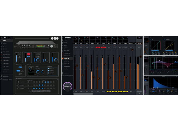 MOTU 828 Audio interface (2024) 28i/32o, UltraDAC,USB3 med DSP 