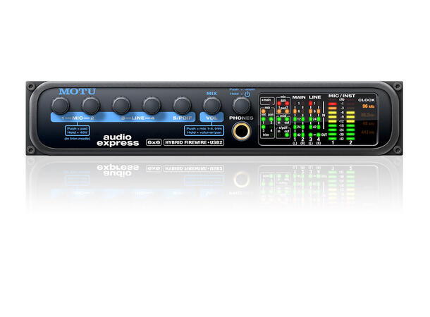 MOTU Audio Express USB&FW Lydkort 6 x 6 Hybrid Firewire/USB2 interface 