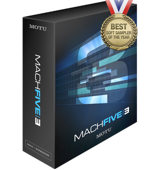 MOTU MachFive 3 Universal Sampler PC/Mac. Competitive Upgrade (Se liste)
