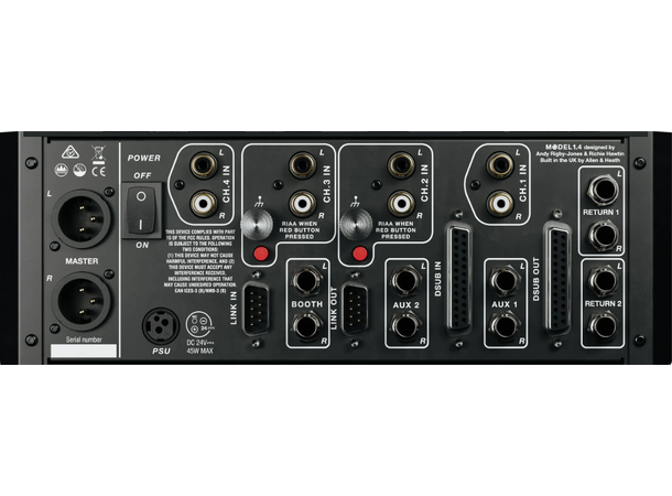 PLAYdifferently MODEL1.4 Analog Performance 4ch DJ mixer 