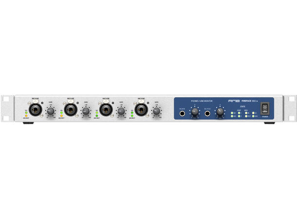 RME Fireface 802 FS Lydkort 60-Ch. 192 kHz high-end USB Audio Interf 