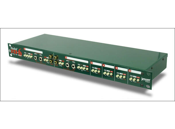 Radial JD6 Six-Channel Rackmount DI 