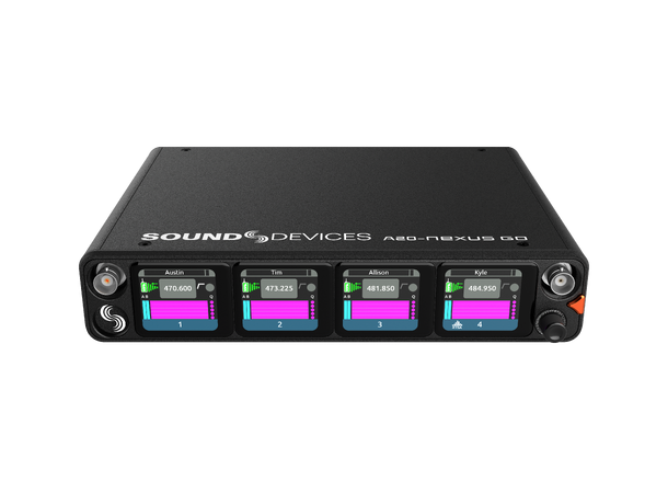 Sound Devices A20-Nexus Go Multichannel 4 channel, SpectraBand + VHF, NexLink