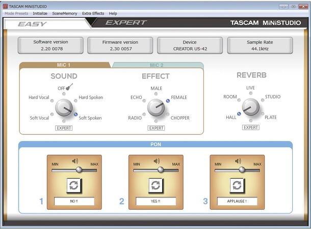 TASCAM US-42B MiniStudio-Series "Creator" / USB Audio Interface 