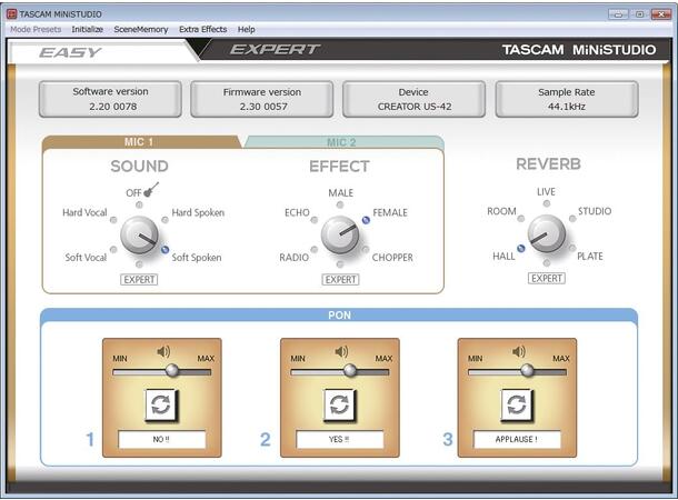 TASCAM US-42B MiniStudio-Series "Creator" / USB Audio Interface