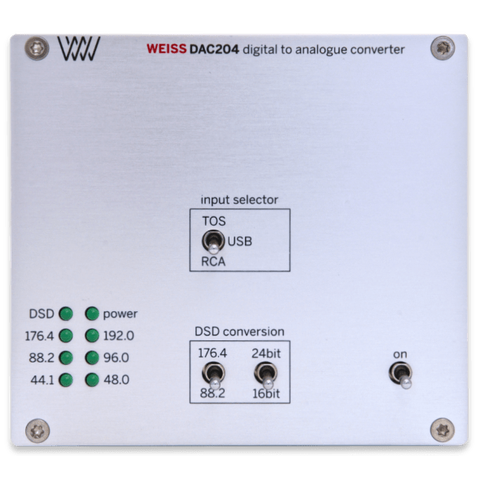 Weiss DAC204 USB, S/PDIF D/AConverter 24 Bit/384kHz/D