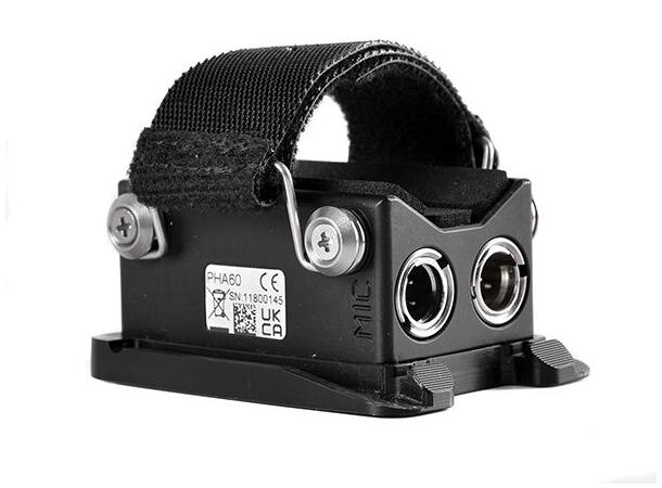 Wisycom PHA60-D Plug-on for XLR3 Mic with 12V and 48V Ph 