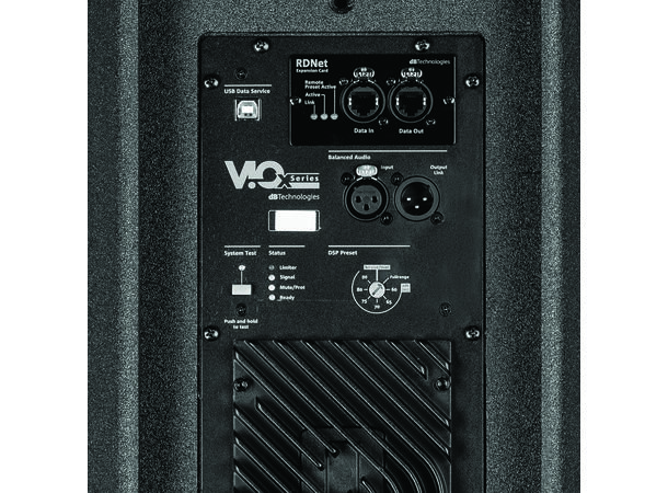 dB Technologies VIO X315 aktiv 1400W RMS 3-way point-source, SPL137dB, FIR filter 