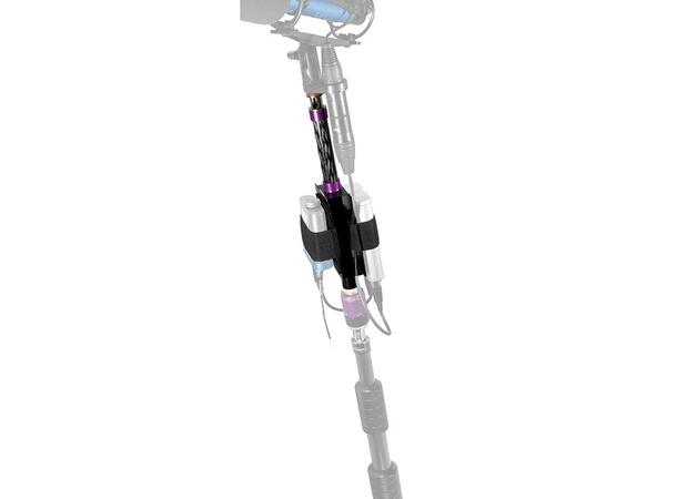 AMBIENT QWB Screwable Boom Pole w/ Mounting Plate for Wireless Booming 