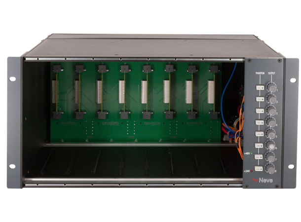 AMS NEVE 8-SLOT 1073/1084 RACK 8-MODULE, 5U RACK (EMPTY) 