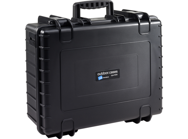B&W int. Outdoor Cases Type 6000 Sort SI (Skuminnlegg) 