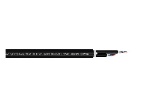 Cordial Hybrid Power + ethernet CE 1-25 P BLACK 250 