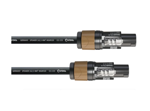 Cordial SPEAKON 2 høyttalerkabel M-M 20m PEAK CPL  Speakon M-M, 4 pol 2,5mm2 