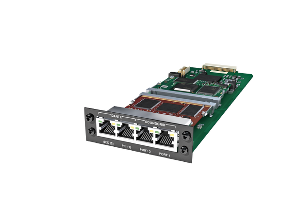 Direct Out DANTE.SG SRC.IO kort Dual 2x64 DANTE & SOUNDGRID PRODIGY/MAVEN SRC 