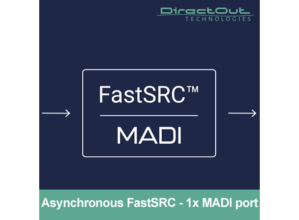 Direct Out MAVEN.A Lisens FastSRC - MADI SRC for en enkelt innebygget MADI port 