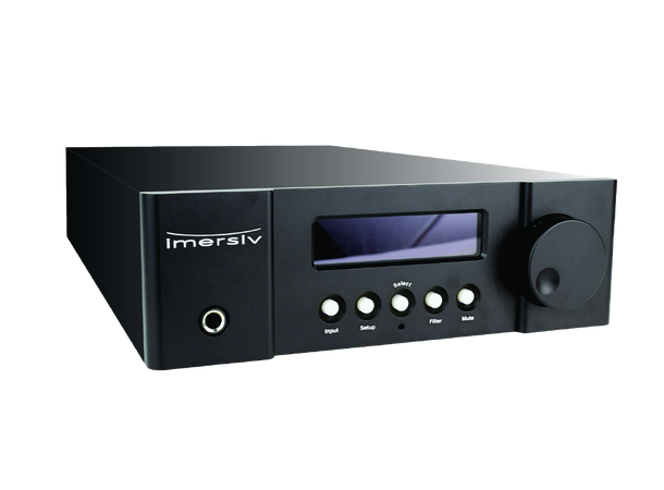 Imersiv D-1 HDR-A DAC black Stereo multi-path D-til-A DAC 