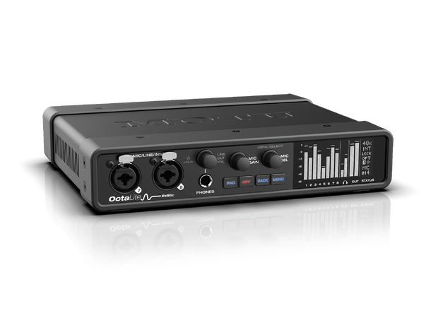 MOTU OctaLite Lydkort & 8 kanals preamp Fjernstyrbar, standalone expander, DSP 