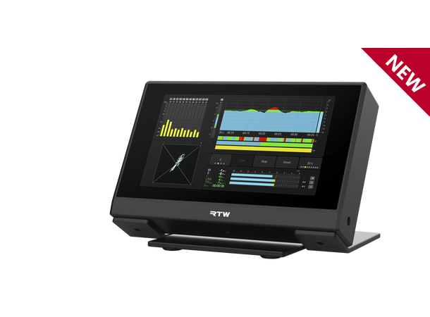 RTW TM5 Touch Monitor 5 Dante Network-based advanced loudness meter 