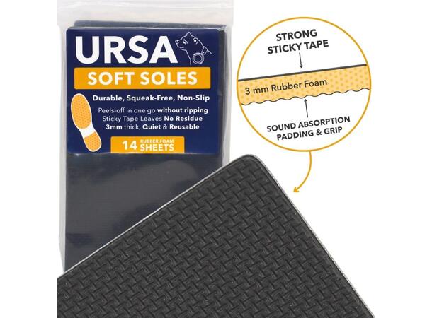 URSA Soft Soles 14 Sheets - Black 
