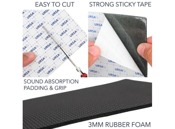 URSA Soft Soles 14 Sheets - Black 