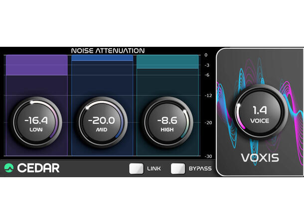 CEDAR Icons Voxis Neural Network Voice Isolation 
