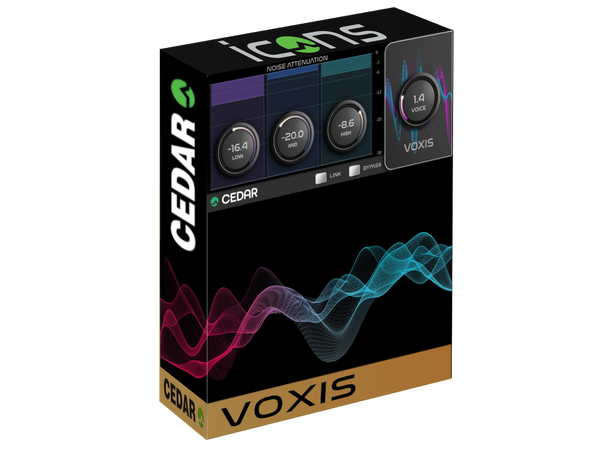 CEDAR Icons Voxis Neural Network Voice Isolation 