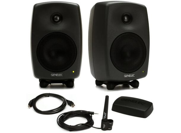 Genelec 8330AM-Pack. 2x8330 SORT GLM kit + 9310AM vol. Black 