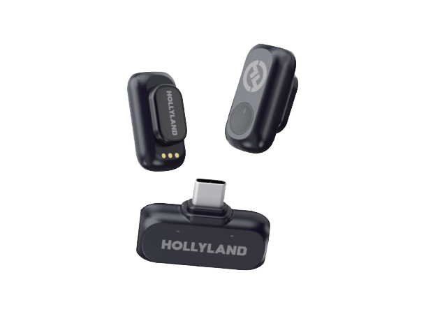 HOLLYLAND LARK A1 Mini Duo with USB-C RX kompakte og ultralette design 
