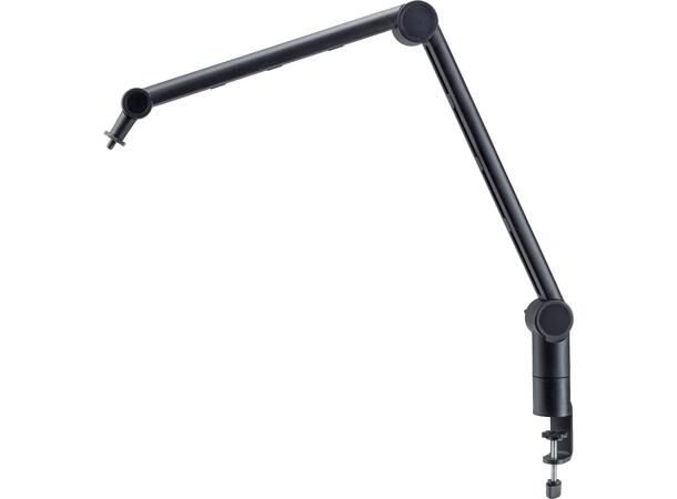 K&M 23868 Microphone desk arm, sort Mikrofonarm med bordklemme 
